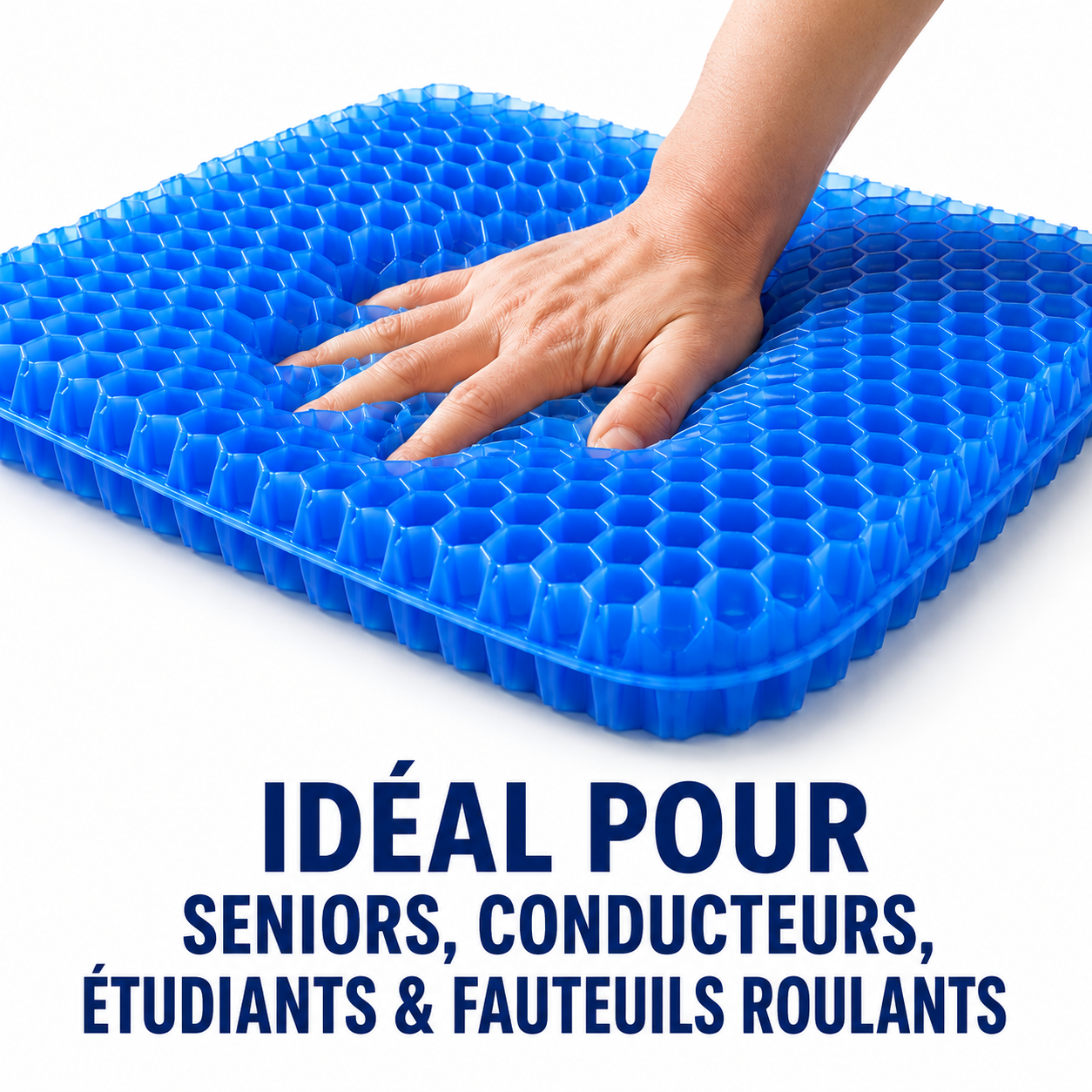 klaroo GelFlex — Retrouvez le plaisir de vous asseoir sans douleur.